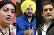 Smriti Irani attacks Congress, questions Rahul Gandhis silence on Navjot Singh Sidhus  Pak trip